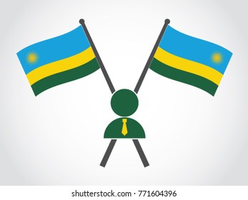 Rwanda Emblem Businessman