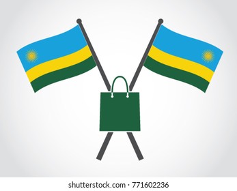 Rwanda Emblem Shopping Bag