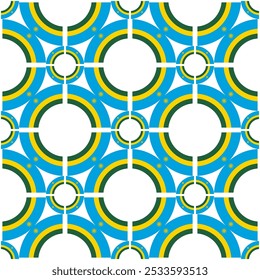rwanda flag ciricle pattern. mandala background. vector illustration