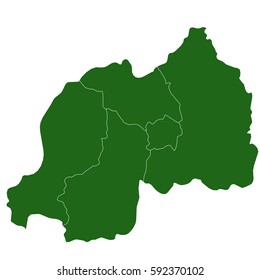 rwanda green map