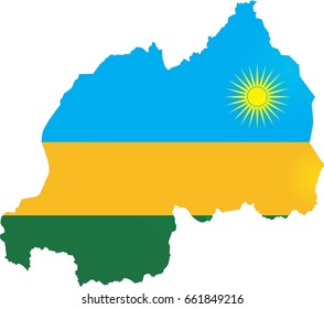 Rwanda map 