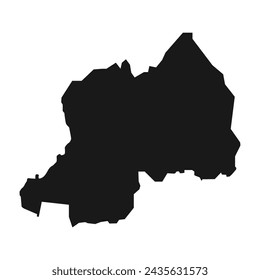 rwanda map icon vector illustration design