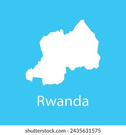 rwanda map icon vector illustration design