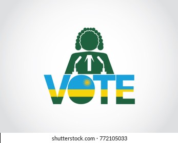 Rwanda Podium Judge Speech Vote