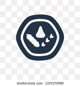 Rwandan Franc vector icon isolated on transparent background, Rwandan Franc transparency concept can be used web and mobile