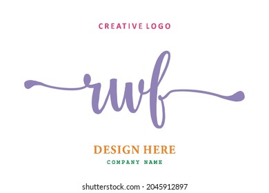 RWF lettering logo is simple, easy to understand and authoritative