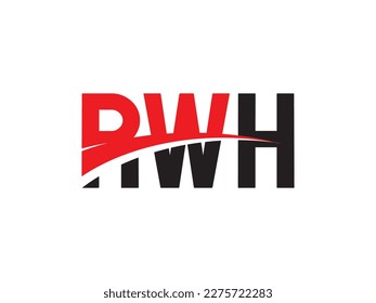 RWH Letter Initial Logo Design Vector Illustration