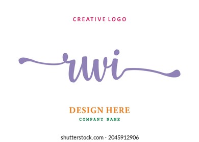 RWI lettering logo is simple, easy to understand and authoritative