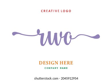 RWO lettering logo is simple, easy to understand and authoritative