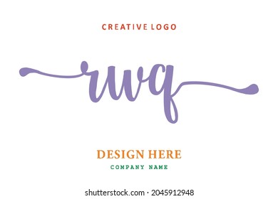 RWQ lettering logo is simple, easy to understand and authoritative