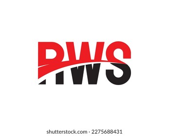 RWS Letter Initial Logo Design Vector Illustration