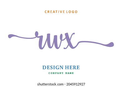 El logotipo de la inscripción RWX es sencillo, fácil de entender y autoritario