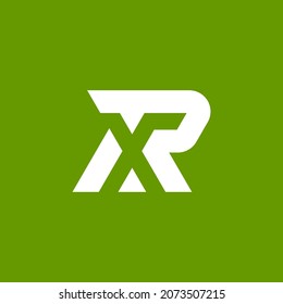 Logo de la marca RX. la combinación de las letras R y X en una forma nueva, original y moderna