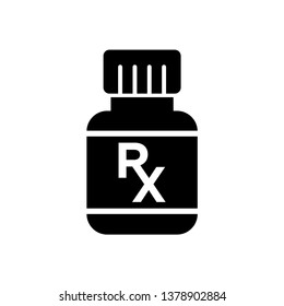 RX - medical icon vector