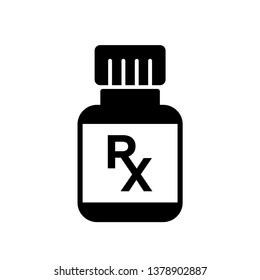 RX - medical icon vector