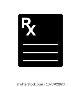 RX - medical icon vector