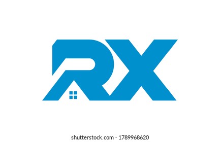 rx sign design vector logo illustration icon