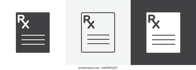 RX vector icons collection graphic designs for ui designs