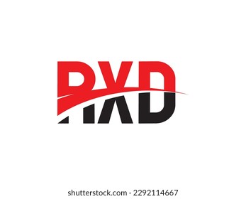 RXD Letter Initial Logo Design Vector Illustration