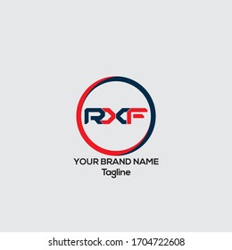 Logo-Design der RFX Vektorillustration, RFX Creative Logo-Design