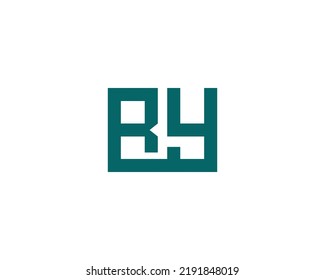 RY logo design vector template