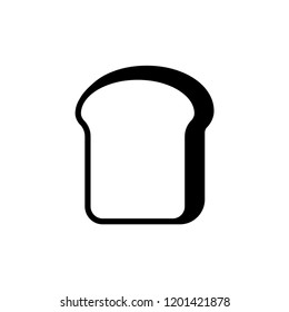 Rye Bread Loaf Bakery Bun Toast Flat Icon Pictogram.