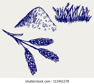 Rye. Doodle style