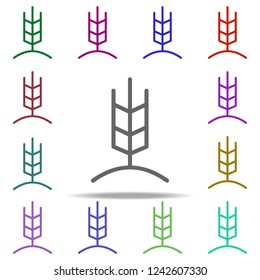 rye icon. Elements of autumn in multi color style icons. Simple icon for websites, web design, mobile app, info graphics