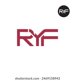 RYF Logo Letter Monogram Design