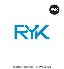 RYK Logo Letter Monogram Design