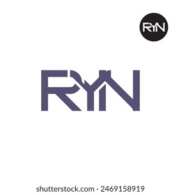 RYN Logo Letra Monograma Diseño