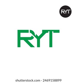 RYT-Logo-Buchstabe Monogram Design