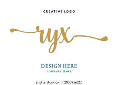 RYX lettering logo is simple, easy to understand and authoritative