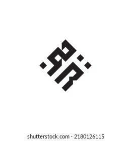 RZ abstract geometric concept logo in high quality professional design that will be best for street style