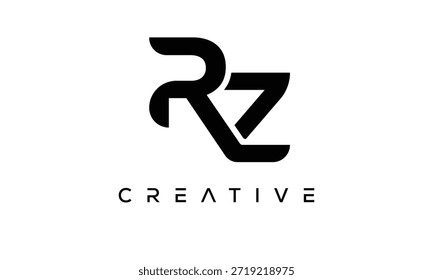 RZ Letter Monogram Logo for Modern Creative Brand Identity