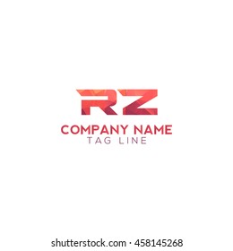 rz polygonal logo