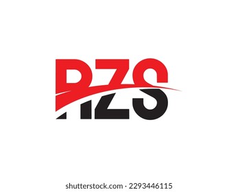 RZS Letter Initial Logo Design Vector Illustration