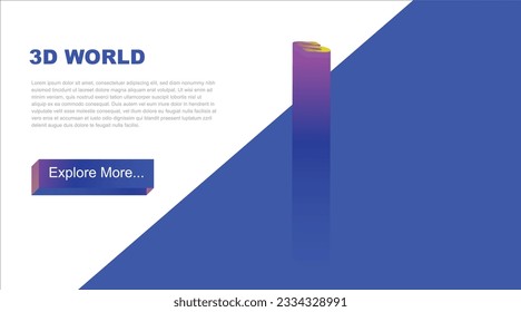 S 3D alphabets using various effects embossed on blue background for web digital landing and banner pages