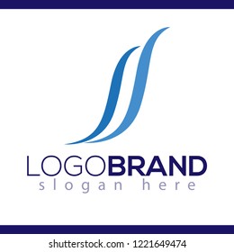 S abstract letter logo element. S Letter logo template