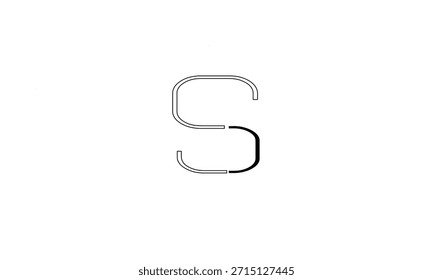 S ABSTRACT LETTER LOGO MONOGRAM