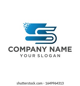 Diseño de logotipo abstracto, creado para la empresa digital, etc.