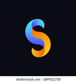 S Abstract Logo Design | Creative S Modern Business Logo Design Concept | S Logo Vector Template