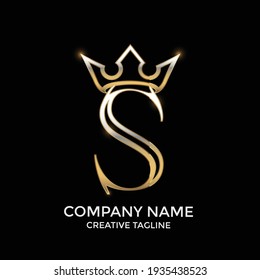 S abstract monogram lettermark logo vector template for your brand