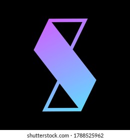 
S Abstract Tech Modern Logo Design