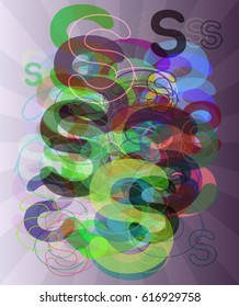 S Alphabet design idea