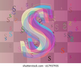 S Alphabet elements art