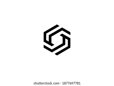 S-Logo-Vektorgrafik des Alphabets