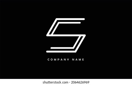 S, S Alphabet Letter Logo Monogram