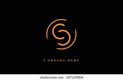 S, S alphabet Letter Logo Monogram