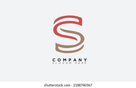 S Alphabet letters Initials Monogram logo 